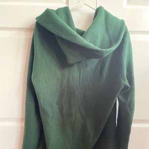 Anthropologie Boiled Wool Sweater Coat